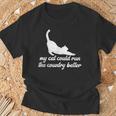 マイ・キャット・キャット・ザ・カントリー・ベター・キャッツ・アゲインスト・キャット・アメリカ Tシャツ 高齢者への贈り物
