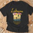 マウイ ラハイナ ハワイ ヴィンテージ ハワイアン Tシャツ 高齢者への贈り物