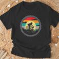 マウンテンバイク サイクリング レトロ ヴィンテージ Mtb 自転車ライダー Tシャツ 高齢者への贈り物