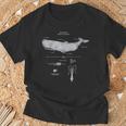 マッコウクジラの解剖学 海洋生物学者 Tシャツ 高齢者への贈り物
