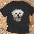 マルチーズ小型マルチーズ犬犬大好き甘いマルチーズ Tシャツ 高齢者への贈り物