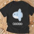 マンボウ Manbo【どうぶつフレンズ】魚 ゆるくて かわいい キャラクター イラスト Tシャツ 高齢者への贈り物