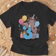 マンモス 3歳の誕生日 男の子 女の子 3歳 3歳 マンモス Tシャツ 高齢者への贈り物