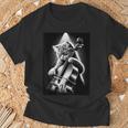 ミュージシャン チェロ奏者 面白い猫 チェロ奏者 Tシャツ 高齢者への贈り物