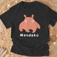 メンダコ 面蛸 イラスト ゆるい 簡単 おもしろ かわいい 人気 深海生物 タコの仲間 Ｍendako Tシャツ 高齢者への贈り物