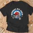 モンキーバイクピットクルーロゴ Tシャツ 高齢者への贈り物