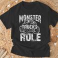 モンスタートラックルールジャムモンスタートラックボーイズ Tシャツ 高齢者への贈り物