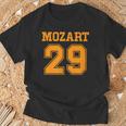 モーツァルト29交響曲面白いスポーツ Mozart 29 Tシャツ 高齢者への贈り物