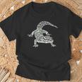 ヤモリ 爬虫類 モチーフ カラフル トカゲ Tシャツ 高齢者への贈り物