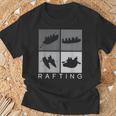 ラフティング シルエット 川 ラフト アウトドア ラフティング スポーツ Tシャツ 高齢者への贈り物