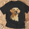 ラブラドールレトリバー 犬 モチーフ ペット ラブラドールレトリバー Tシャツ 高齢者への贈り物