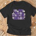 ループス・アウェアネス Lupus Warrior Era Wear Purple Ribbon Groovy Tシャツ 高齢者への贈り物