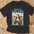 ルーヴル美術館 アールデコ モナリザ Tシャツ 高齢者への贈り物