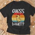 レトロ ヴィンテージ Guess What チキンバット Tシャツ 高齢者への贈り物