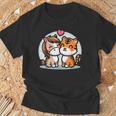 ローの馬と虎を抱きしめる Cuddling Horse And Tiger In Love Tシャツ 高齢者への贈り物