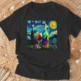 ワイン 酒 面白いtシャツ ゴッホ 星月夜 飲み おもしろ 飲み会 のんべえ メンズ 居酒屋 ネタ Tシャツ 高齢者への贈り物