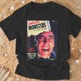 ヴァンパイア ハロウィン ホラー ヴィンテージ ドラキュラ コミックブック レトロ Tシャツ 高齢者への贈り物