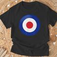 ヴィンテージ イギリス Raf Mod Bullseye レトロ シンボル ラウンデル ターゲット Tシャツ 高齢者への贈り物