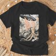 ヴィンテージ タコ Ufo Uap エイリアン タコ タコ Tシャツ 高齢者への贈り物