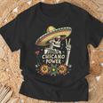 ヴィンテージ チカーノ Día De Los Muertos Tシャツ 高齢者への贈り物