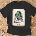一索 麻雀 牌 おもしろ グッズ 服 面白いtシャツ 文字入り 面白い 文字 ネタ レトロ麻雀愛好家へ Tシャツ 高齢者への贈り物