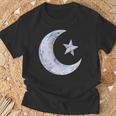 三日月と星 Tシャツ 高齢者への贈り物