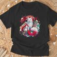 九尾狐 きつね竜 Tシャツ 高齢者への贈り物