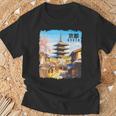 京都 日本 お土産 日本旅行 Tシャツ 高齢者への贈り物