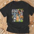 動物園動物 サファリパーティー 動物園サファリ動物園 Tシャツ 高齢者への贈り物