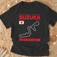 名サーキット概要 鈴鹿トラックレースファンカーレース Tシャツ 高齢者への贈り物