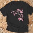 咲く桜 日本 桜 花 喜び Tシャツ 高齢者への贈り物