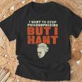 哲学するのやめたいけど俺カント、面白い哲学者 Tシャツ 高齢者への贈り物
