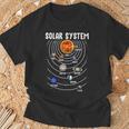 太陽系惑星科学宇宙キッズギフト Tシャツ 高齢者への贈り物