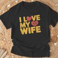 夫 妻 引用 I Love My Wifeays For Lover Husband Tシャツ 高齢者への贈り物