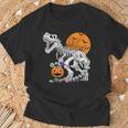 恐竜 T-Rex スケルトン 古代 科医 恐竜 怖い ハロウィン Tシャツ 高齢者への贈り物
