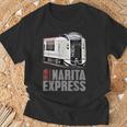 成田急行 日本列車 東京 Nrt 特急 日本語漢字 Tシャツ 高齢者への贈り物