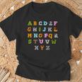 文字 アルファベット 学ぶ Abc 男の子 女の子 Abc 動物 アルファベット Tシャツ 高齢者への贈り物