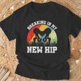 新しい股関節の慣らし 股関節置換手術 Tシャツ 高齢者への贈り物