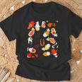 日本のランチュウ 金魚グラフィック Tシャツ 高齢者への贈り物
