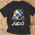 日本の柔道 ゴリラ柔道家 Tシャツ 高齢者への贈り物
