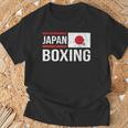 日本ボクシング日本旗スポーツジムスパーリングアマチュアスポーツ Tシャツ 高齢者への贈り物