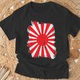 日本戦争旗 日本中道 日本国旗 Tシャツ 高齢者への贈り物