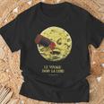 月世界旅行 1902 サイレント映画 クラシック映画 ヴィンテージ A Trip To The Moon Movie Tシャツ 高齢者への贈り物