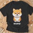 柴犬 犬 赤柴 怒柴 拒否柴 嫌です 怒った犬 かわいい おもしろ Tシャツ 高齢者への贈り物