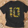 楽しい建設トラック 10歳の誕生日パーティー 男の子 10歳 Tシャツ 高齢者への贈り物