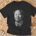 毛沢東会長 肖像画 Tシャツ 高齢者への贈り物
