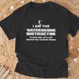 水上スキーインストラクターグラフィック I Am Never Wrong Tシャツ 高齢者への贈り物