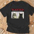 猫 ロック Rock Wanted キジトラ レトロ おしゃれ 個性的 可愛い 面白い Tシャツ 高齢者への贈り物