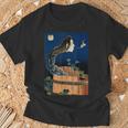 番町皿屋敷 百物語 怪談 葛飾 北斎 お皿のマンション お菊 日本美術 ハロウィン Tシャツ 高齢者への贈り物