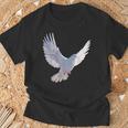 白いハト 白いキジバト 甘いハト Tシャツ 高齢者への贈り物
